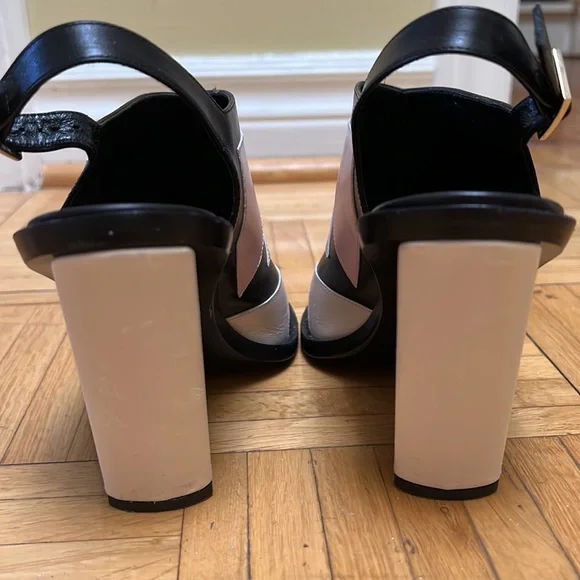 Roger Viver Bauhaus skyscraper high heels sandals, 36 1/2 - Picture 5 of 16